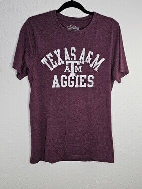 Texas A&M Aggies College Maroon Tshirt Medium